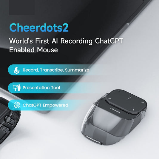 Smart Air Mouse with Wireless Charging and Touch Control